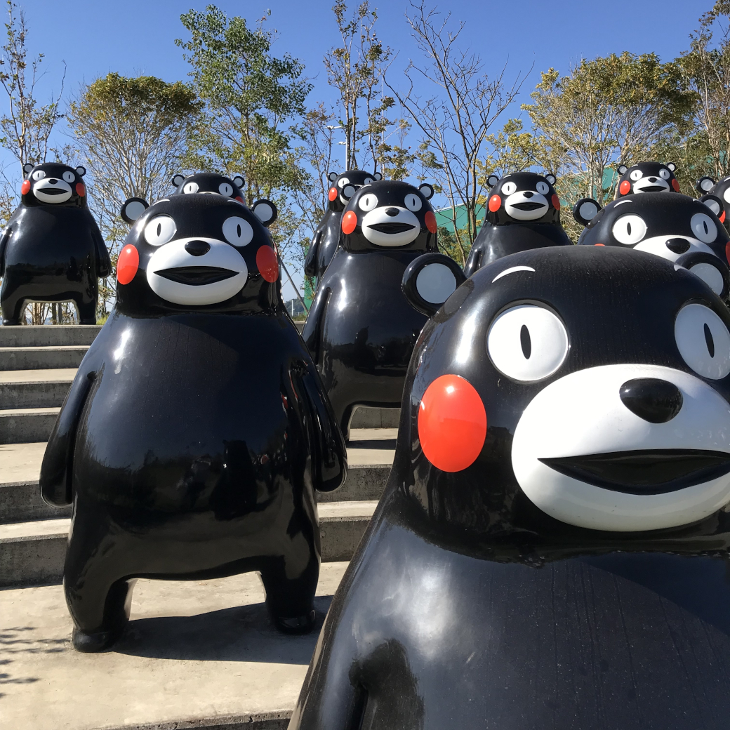 無数のくまモン