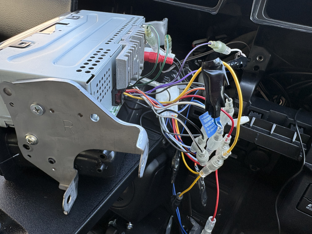 オーディオの配線完了